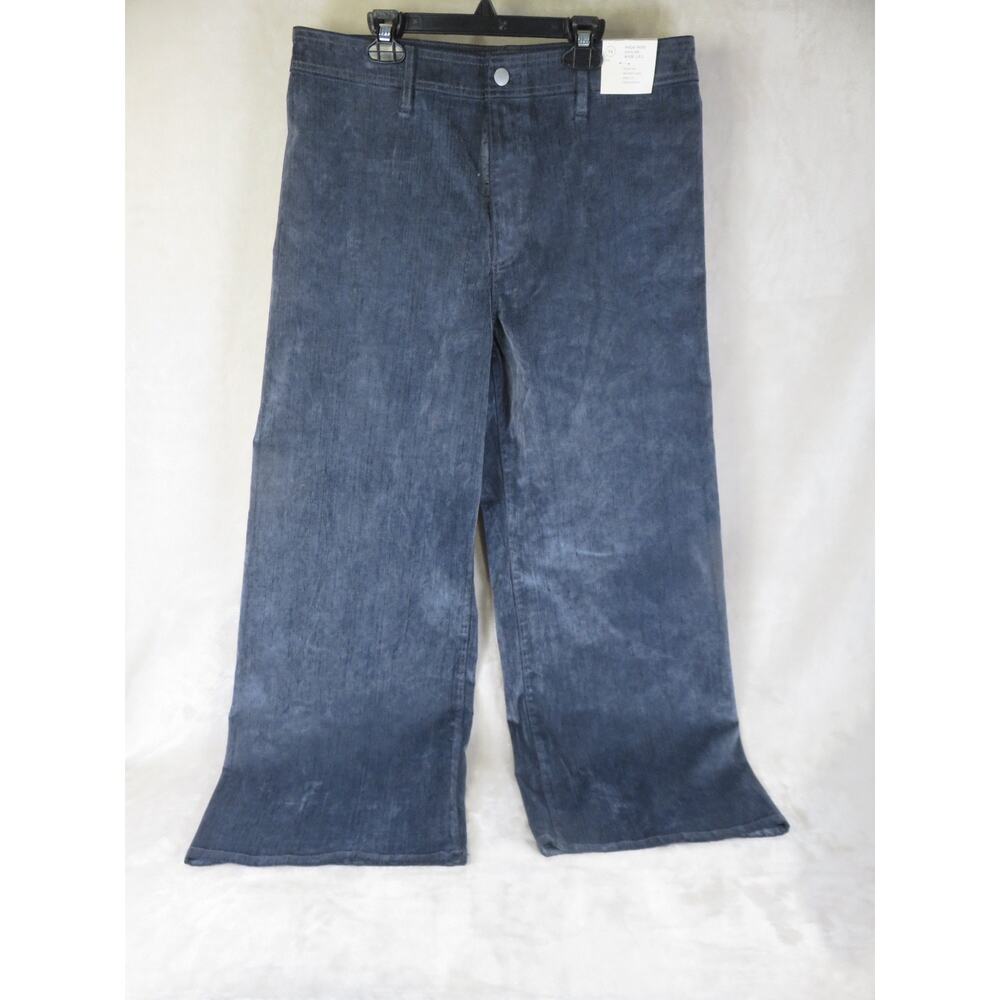 Universal Threads Velvet Jeans Women's Size 14 Regular High Rise Sailor Wide Leg
